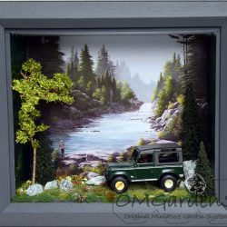 3-D schilderij voor modelauto